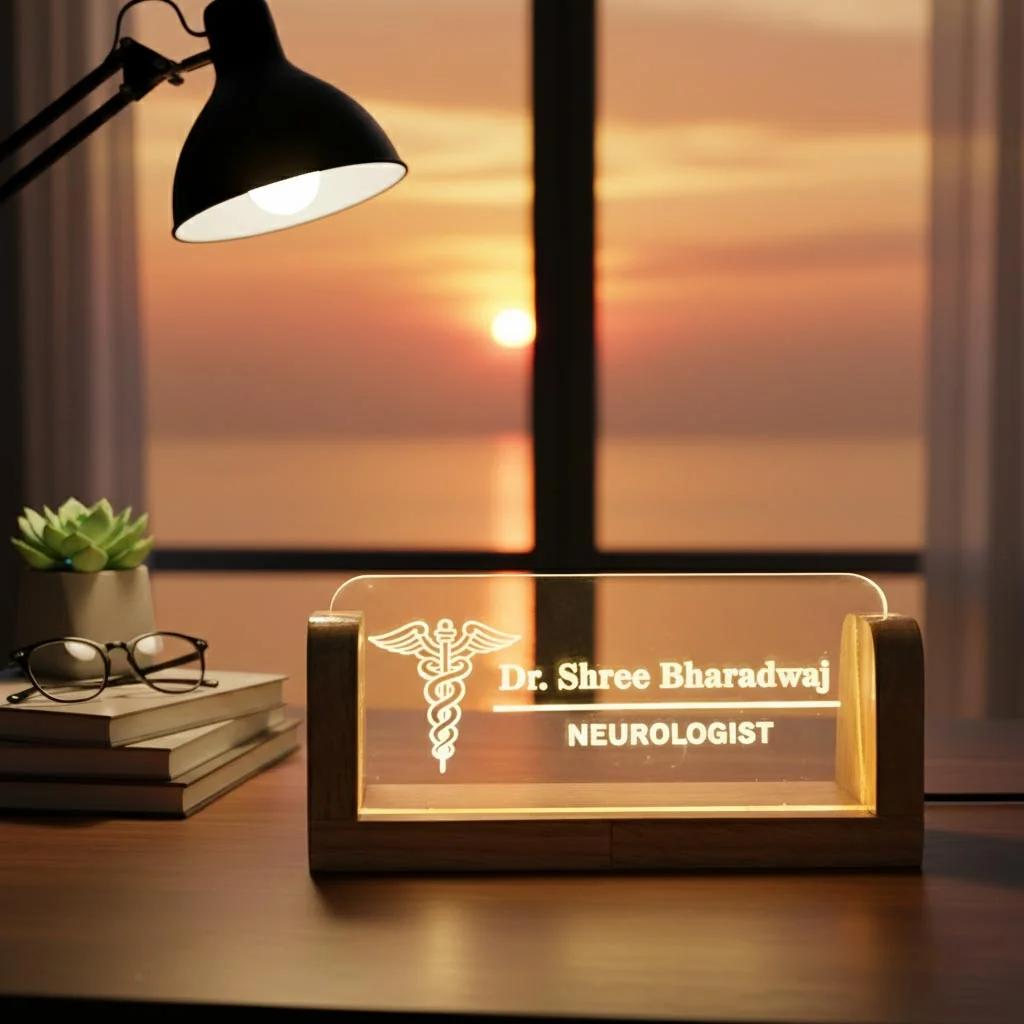 MH Decors Professional Doctor Pen with Custom Name & Keychain