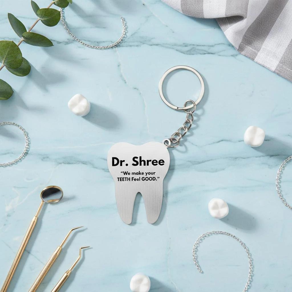 Zpics Dentist Keychain for Dental Doctors