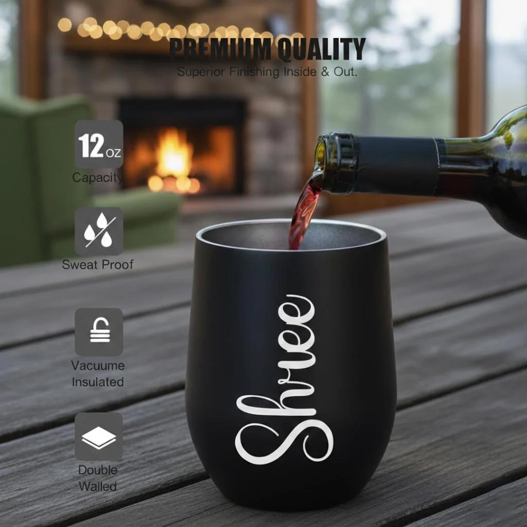 Custom Travel Coffee Mug with Lid Personalized Gift