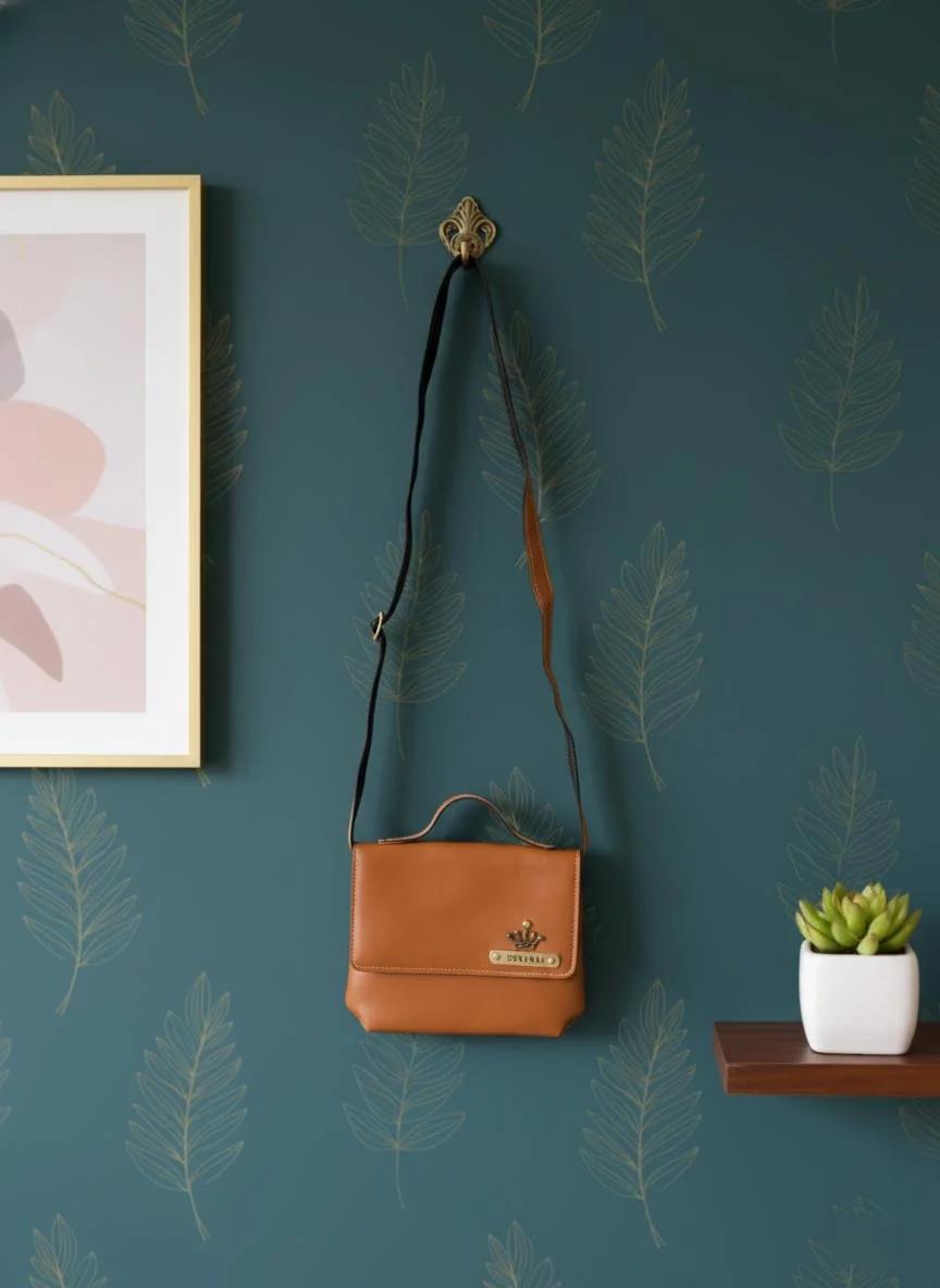 Zpics Unique Custom Sling Bags with Personalized Name and Design