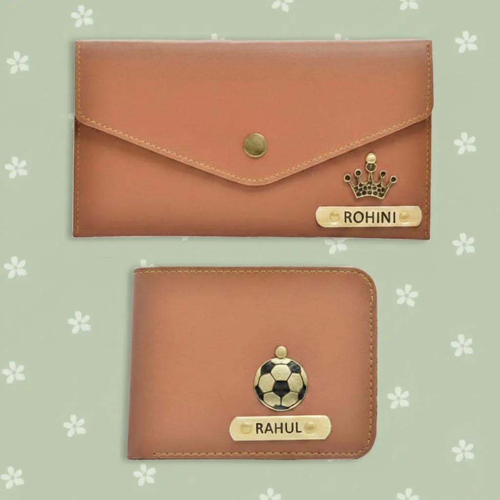 MH Decors Personalized Tan Couple Gifts for Anniversaries and Special Events