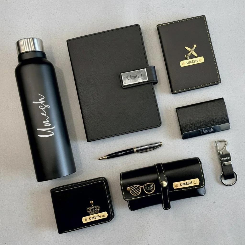 MH Decors Custom Executive Gift Set for Men with Personalized Engraving