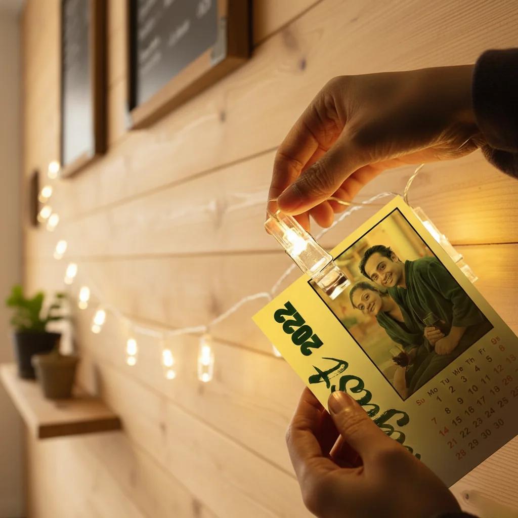 MH Decors LED Photo Clip String 12 Clips 4x5 Inch Personalized Decorative Gift