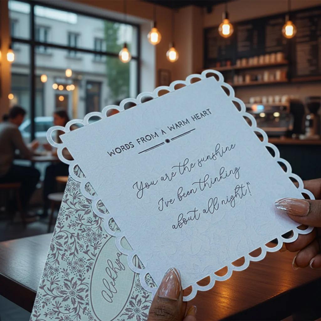 VPH Gift Store Elegant Personalized Message Card That Commands Attention