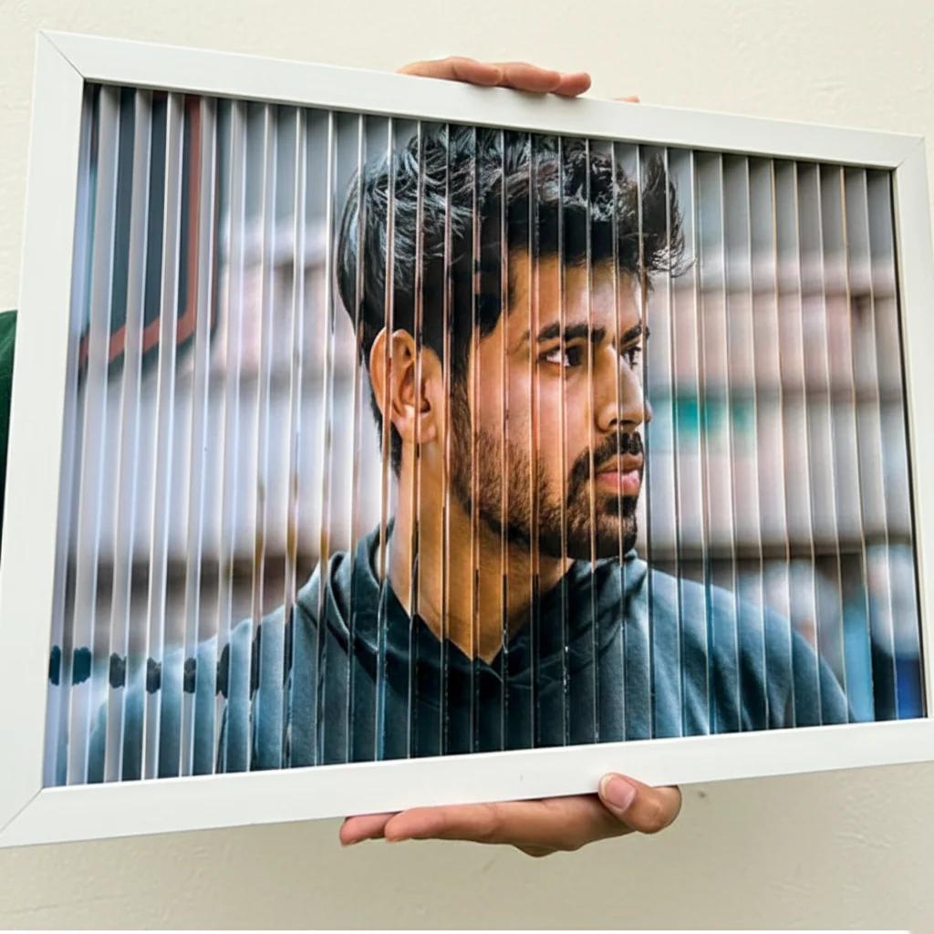 MH Decors Large A3 White Dual View Photo Frame Illusion Personalized