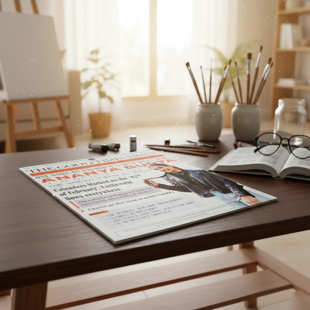 MH Decors 16 Page Personalized Newspaper with Exclusive Custom Content