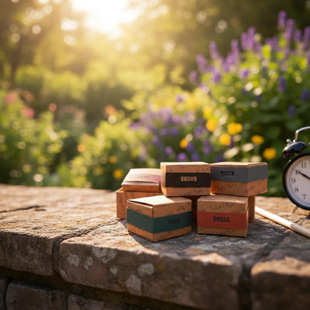 MH Decors Unique 5 Box Gift Set Featuring Elements for All 5 Senses