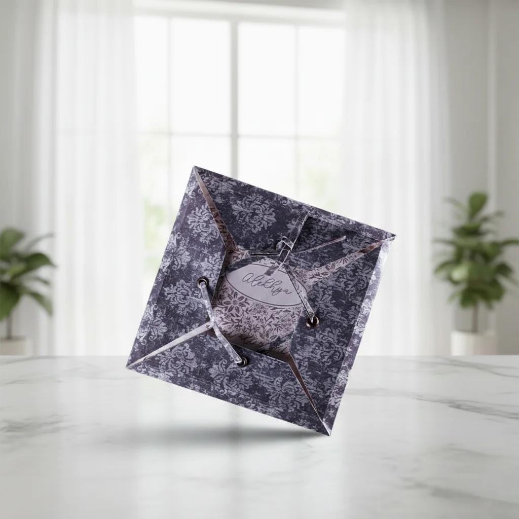 MH Decors Elegant Personalized Message Card That Stands Out