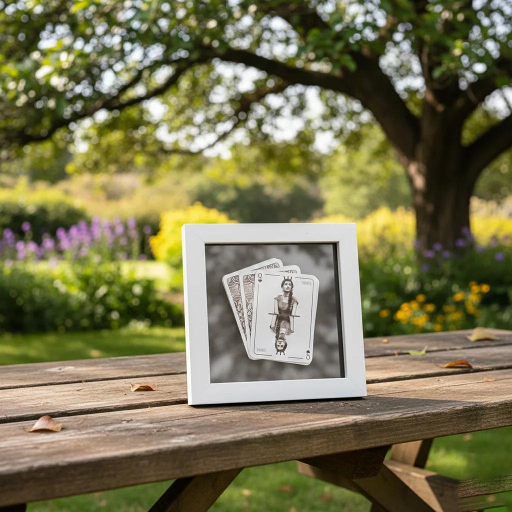 MH Decors Personalized Playing Card Frame with Custom King Card