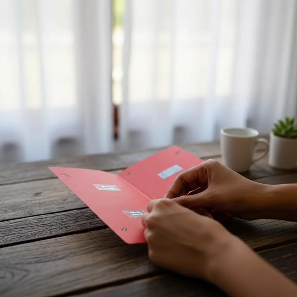 MH Decors Fun Personalized Scratch-Off Card with Four Messages