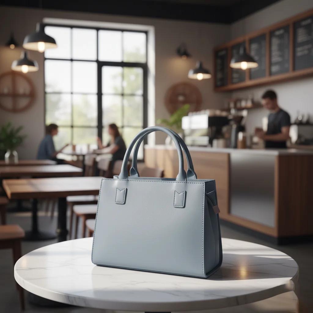 Value GiftsWomen’s Blue Slate PU Leather Fashion Sling Bag