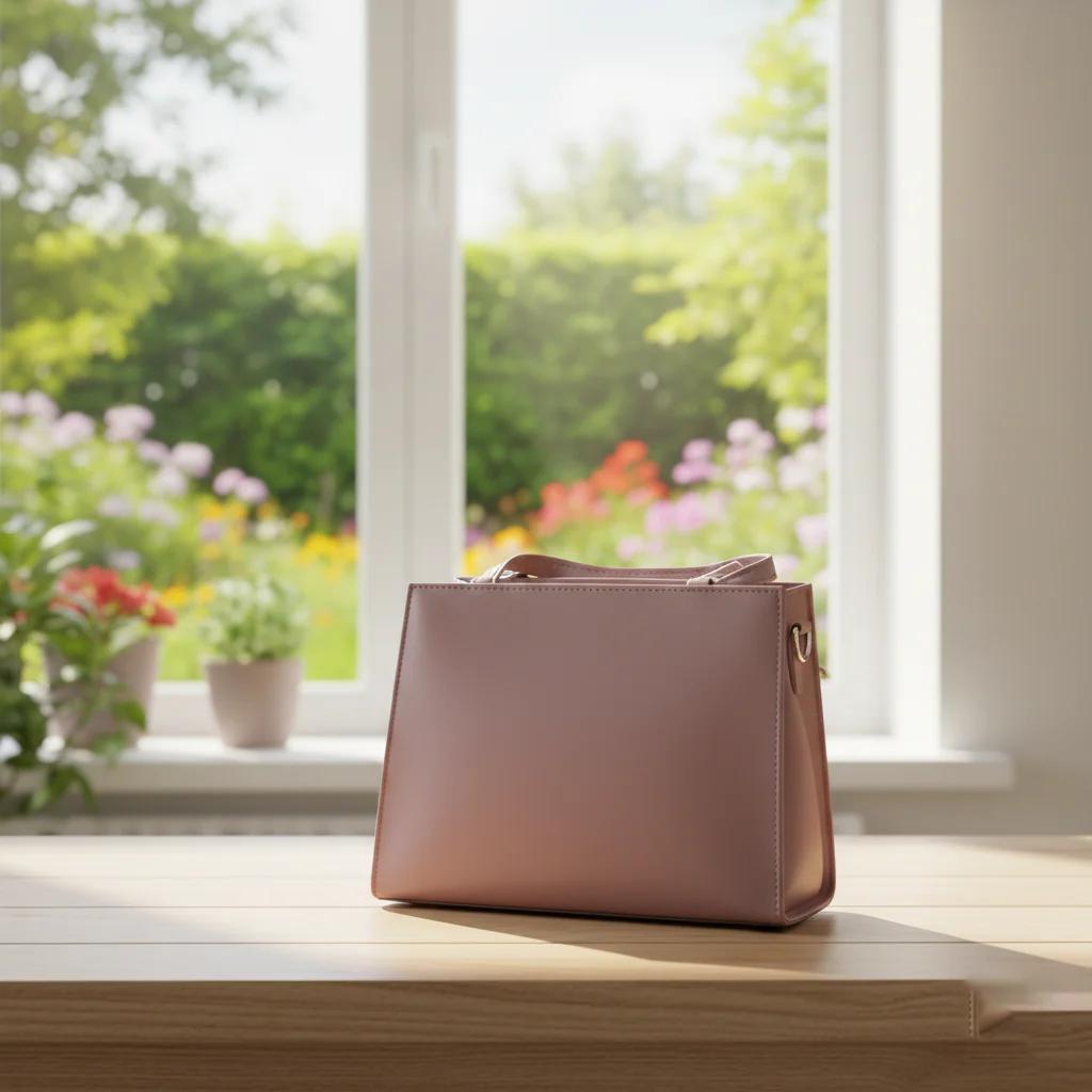 Value Gifts Women’s Fashion PU Leather Sling Bag in Copper Rose