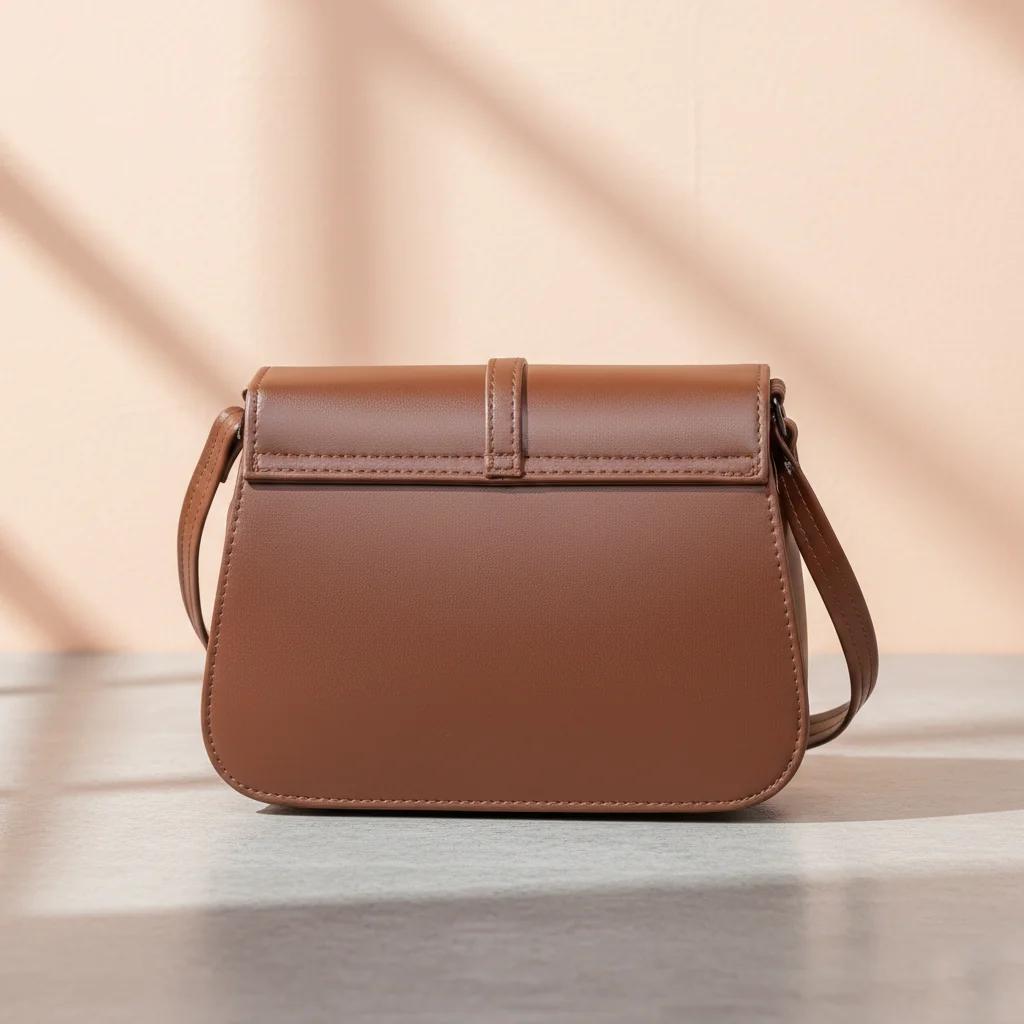 Value Gifts Elegant Pastel Brown Sling Bag for Girls and Women