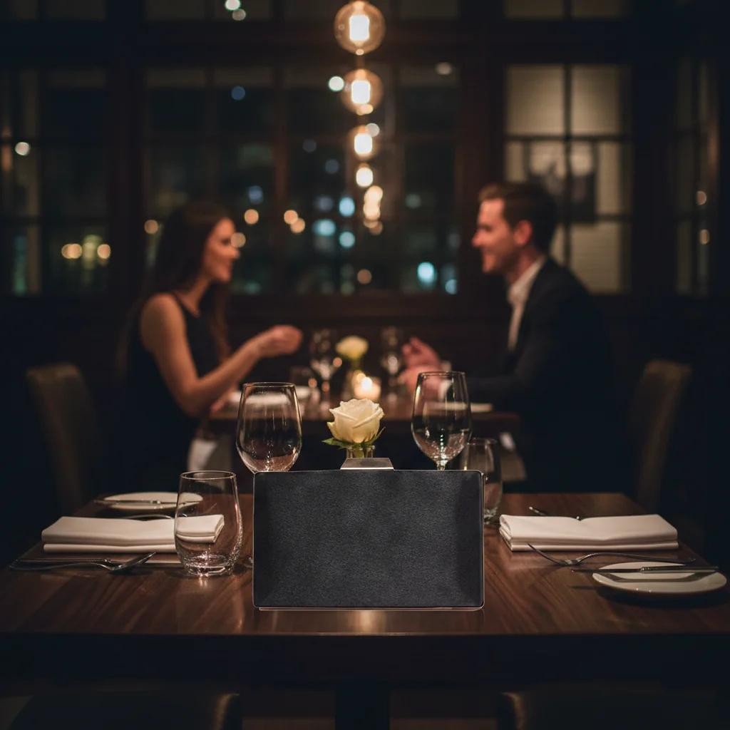 Value Gifts Women’s Bridal Purse Black Cow with Gold Clutch