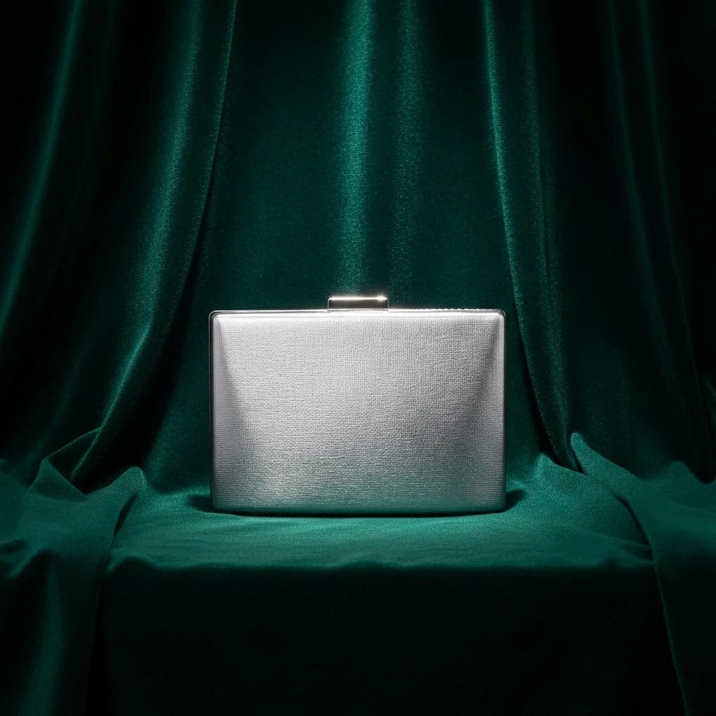 Value Gifts Women’s Moon Mist Bridal Purse with Crystal Diamonds