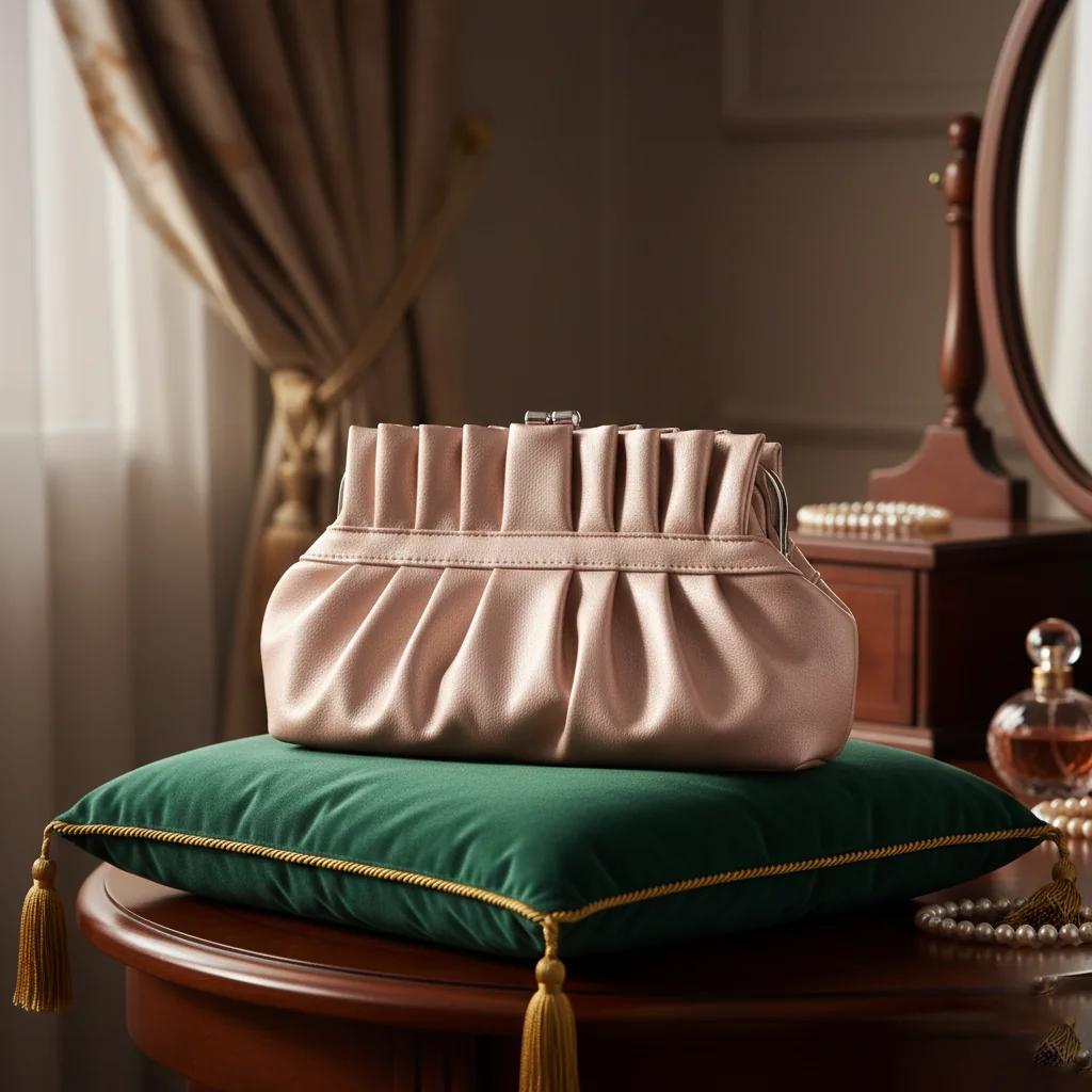 Value Gifts Women’s Gorgeous Lady Queen Rose Gold Wedding Bag