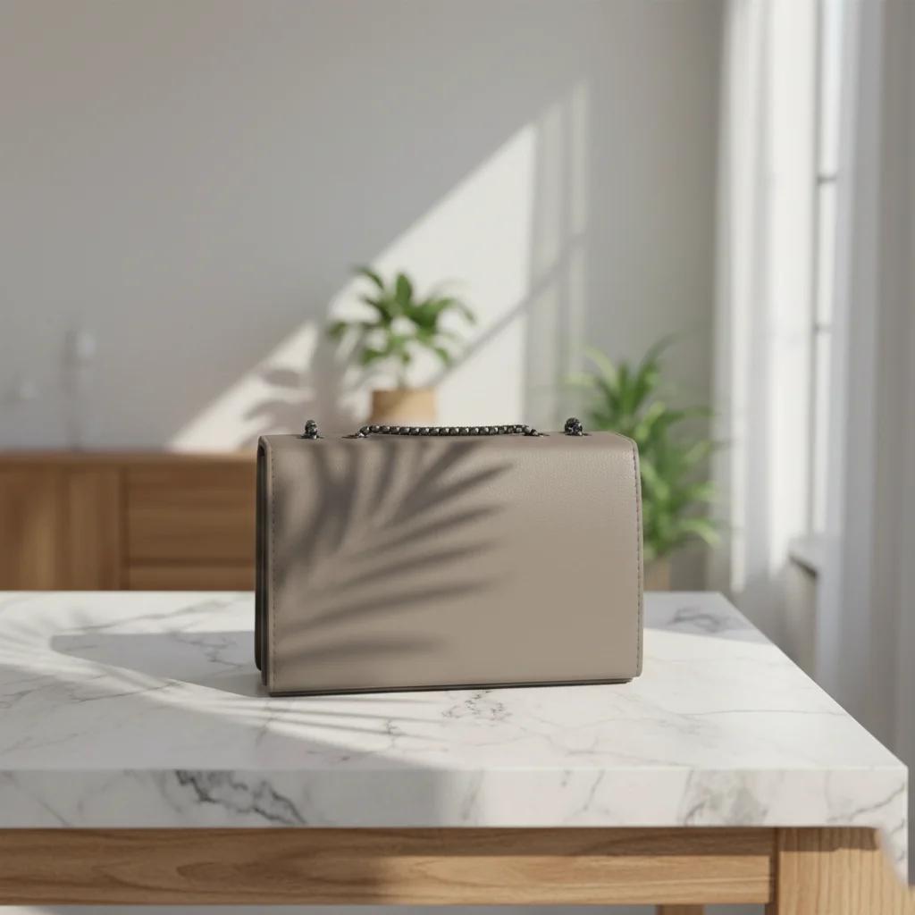 VPH Gift Store Smokey Grey Shoulder Sling Bag with Long Chain for Girls & Women