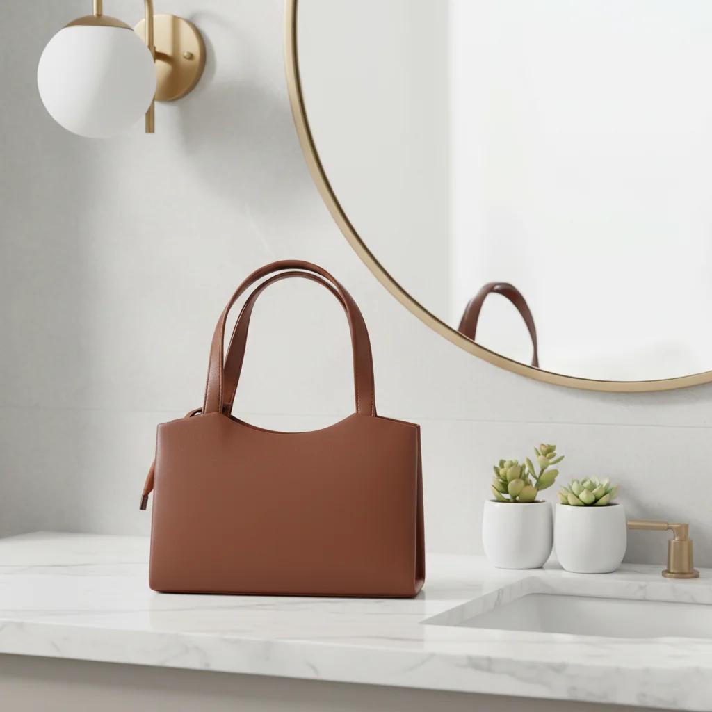 VPH Gift Store Brownish Synthetic Leather Handbag for Women