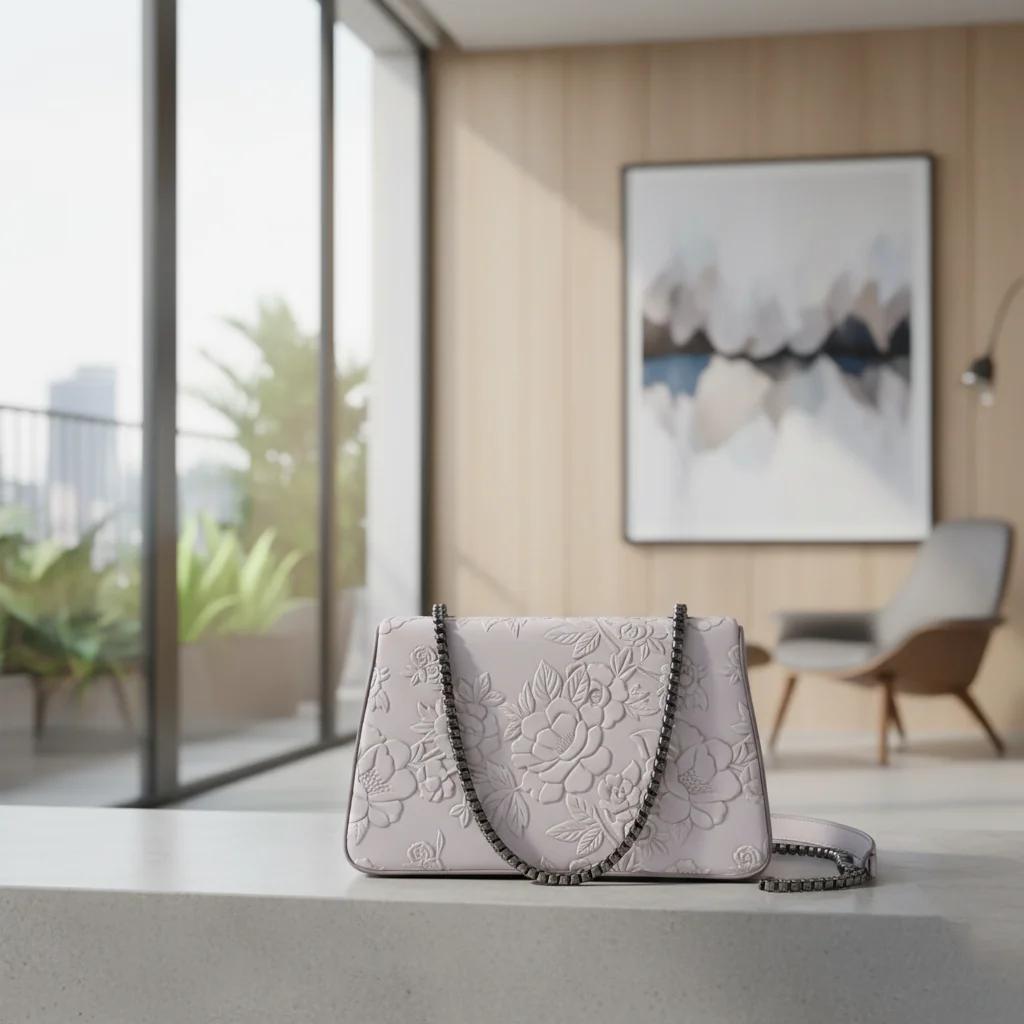 VPH Gift Store Santa Grey Fancy Box Sling Bag for Women & Girls