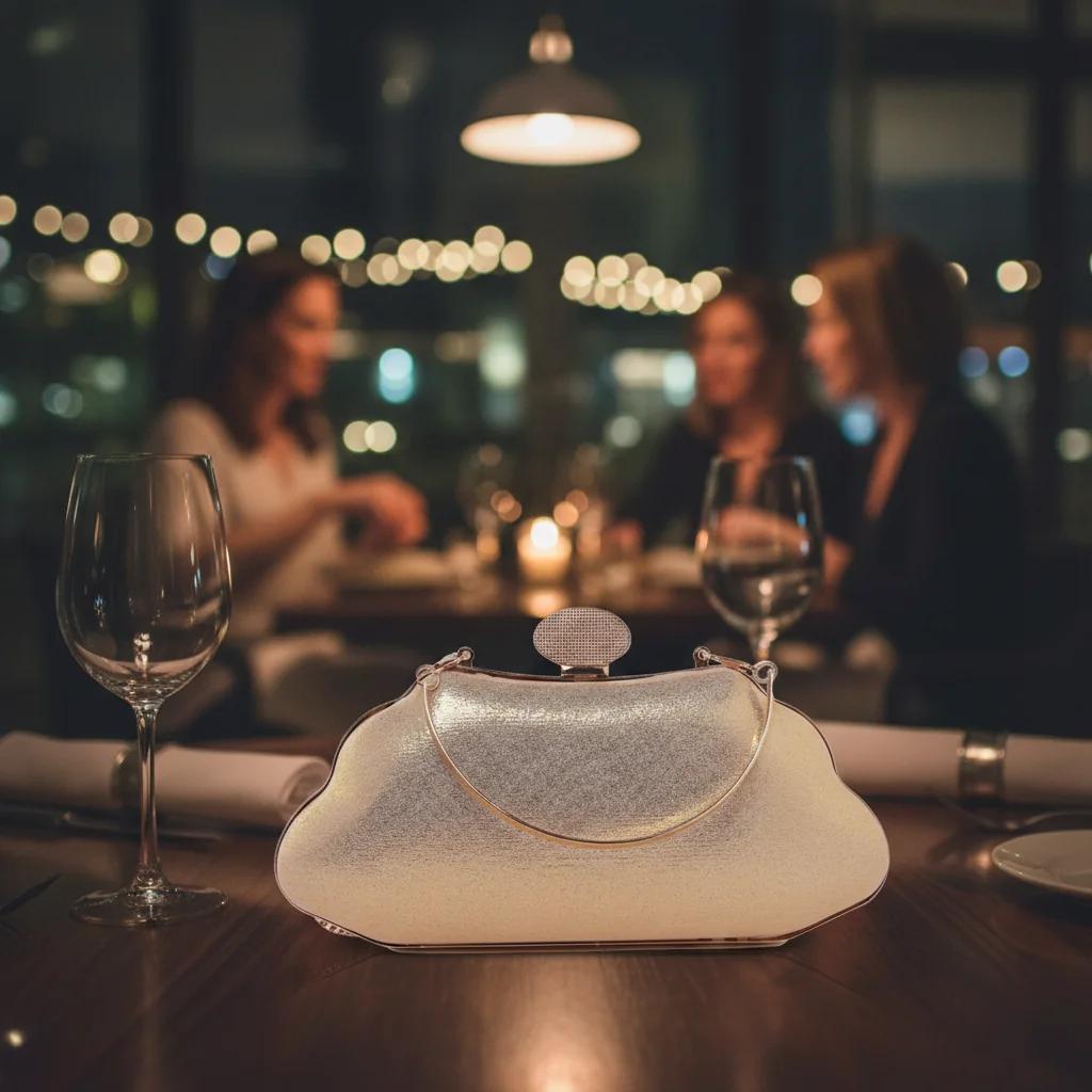 VPH Gift Store Stylish Quick Sand Sling Bag with Gold Clutch for Women