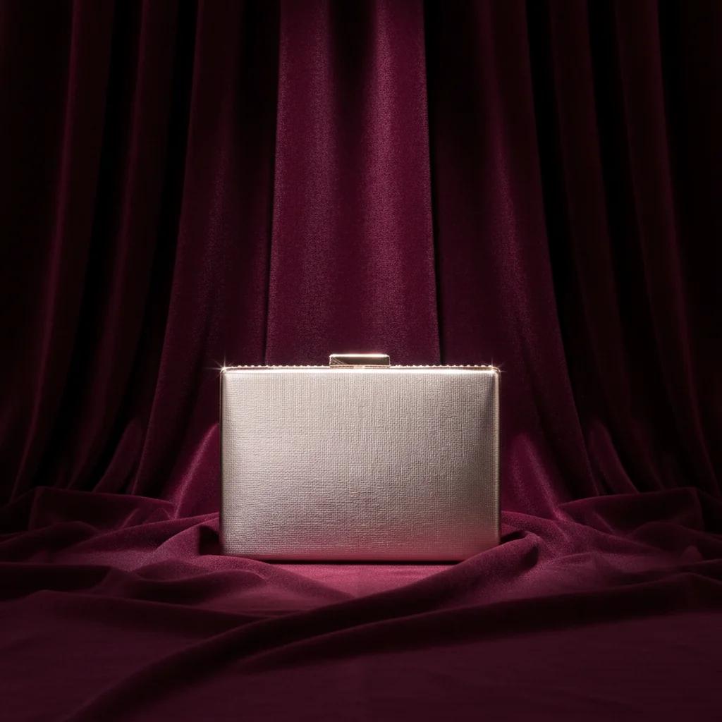 VPH Gift Store Tan Bridal Crystal Diamond Purse for Women