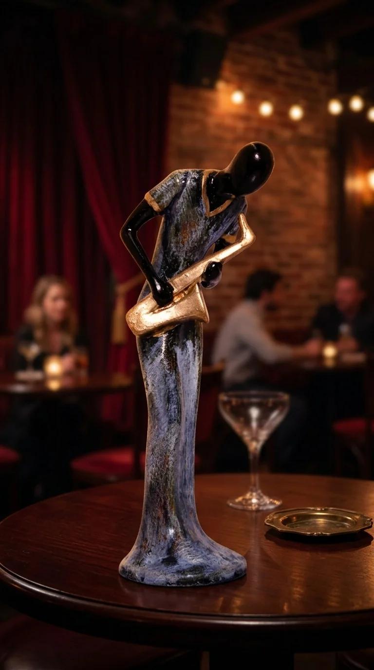 Value Gifts Ethnic Tribal Ladies Playing Musical Instruments Decorative Showpiece for Home