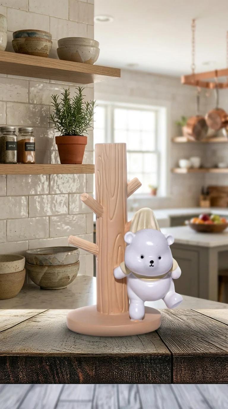 MH Decors Premium Teddy Hanging Figurine for Cabinets and Home Decor