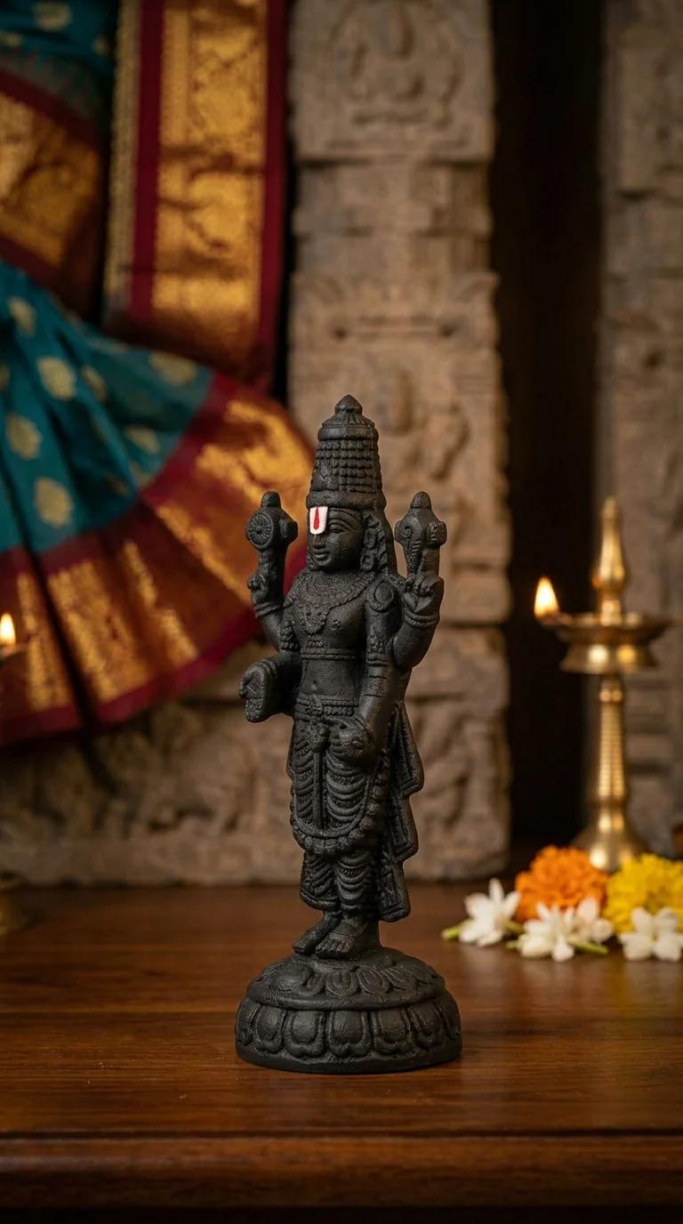 Value Gifts Elegant Tirupati Srinivasa Perumal Figurine for Gifting and Office Decoration