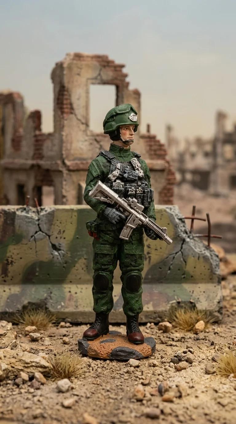 Value Gifts Collectible Soldiers Special Forces Action Figurine for Table Display