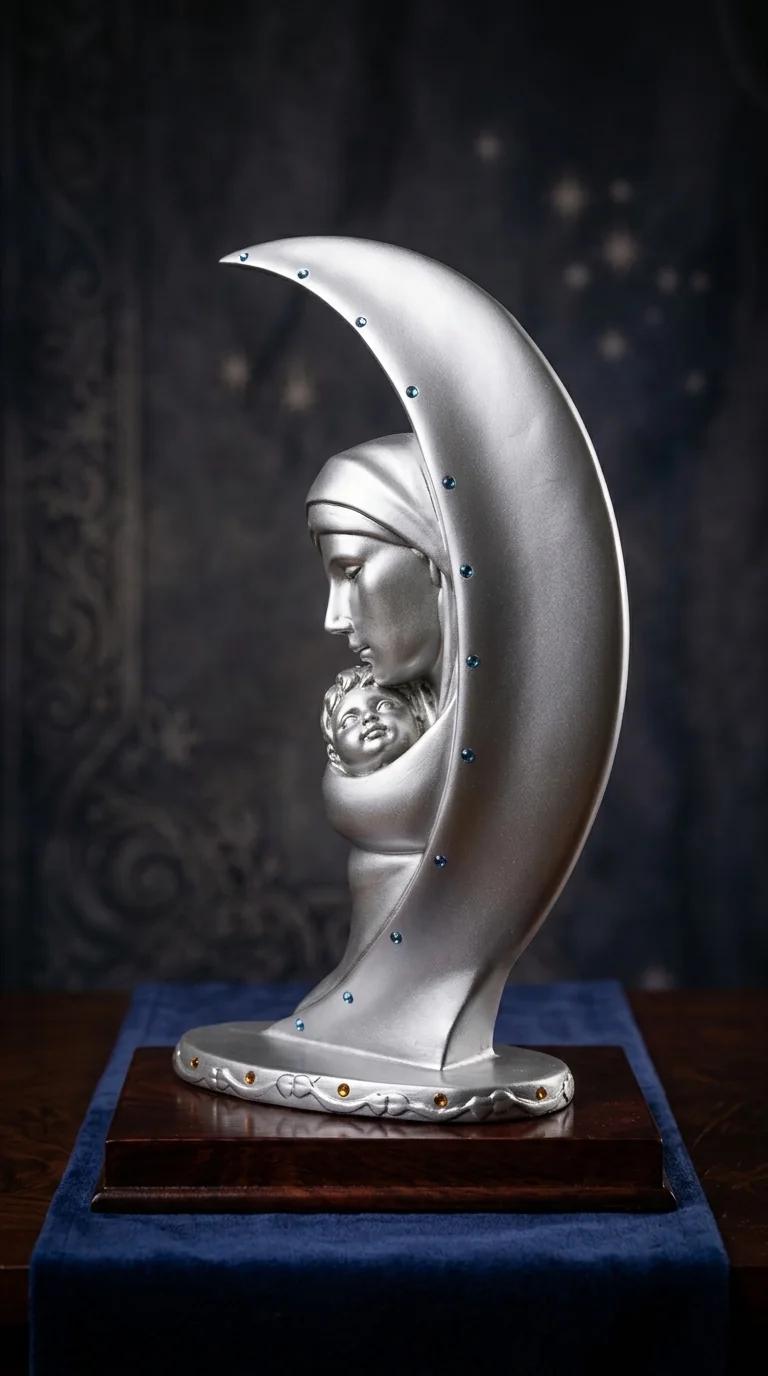 Value Gifts Elegant Mother and Child Showpiece for Home Decor and Shelf Display