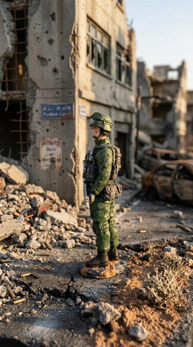 MH Decors Elegant Soldier Action Figure Showpiece for Desk, Shelf, and Collection