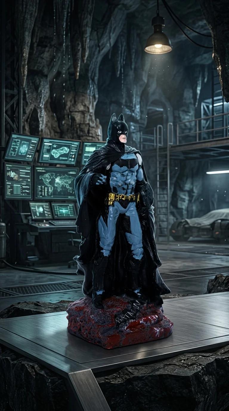 MH Decors Elegant Batman Standing Toy Figure for Office, Living Room, and Display