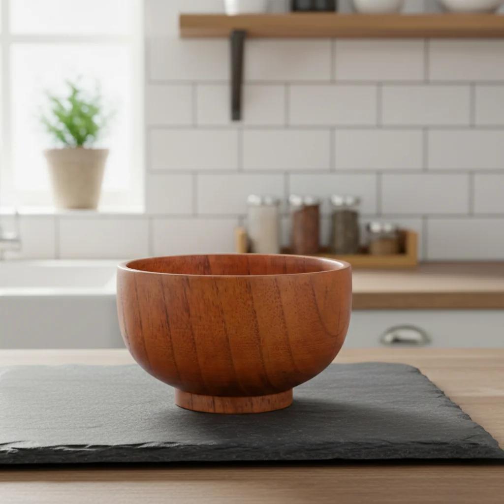 MH Decors Wooden Multi Purpose Serving Bowl Kondapalli Handmade for Home