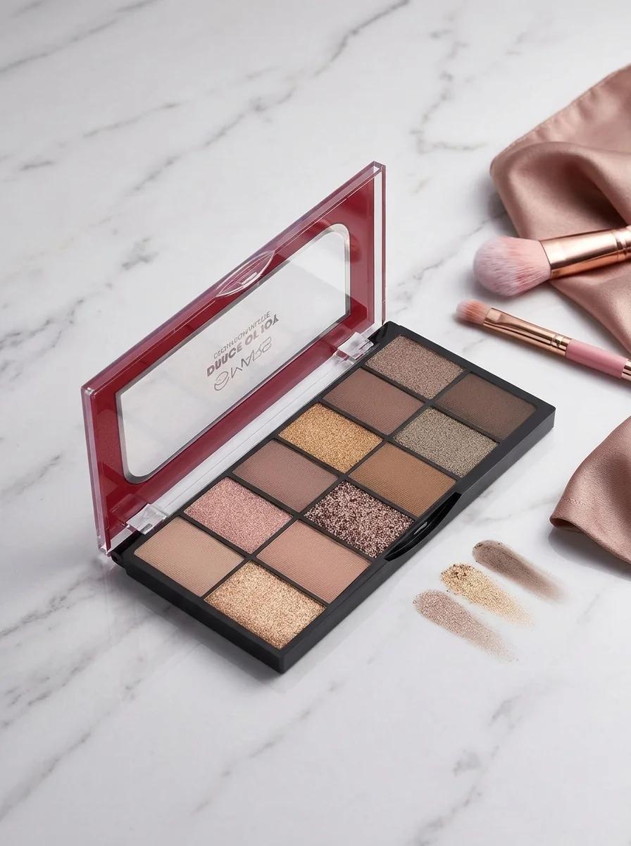 MARS 12 Shades Dance of Joy Eyeshadow Palette, Highly Pigmented & Blendable, Multicolor, Matte & Shimmer Finish 01-Multicolor (13.2 g)