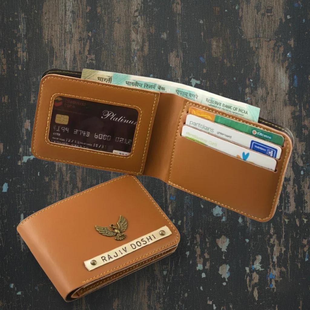 Zpics Men's Wallet (Tan)