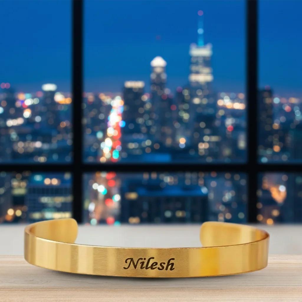 Unisex Adjustable Kada – Personalized Engraving for Men & Women