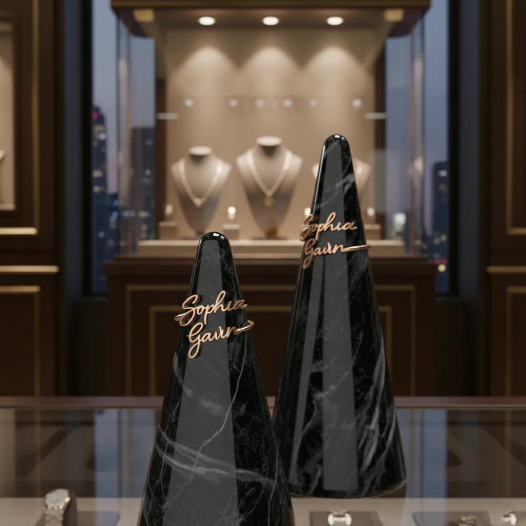 Zpics Couple Name Ring