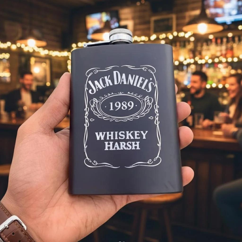 Zpics Vacuum Insulated Hip Flask 