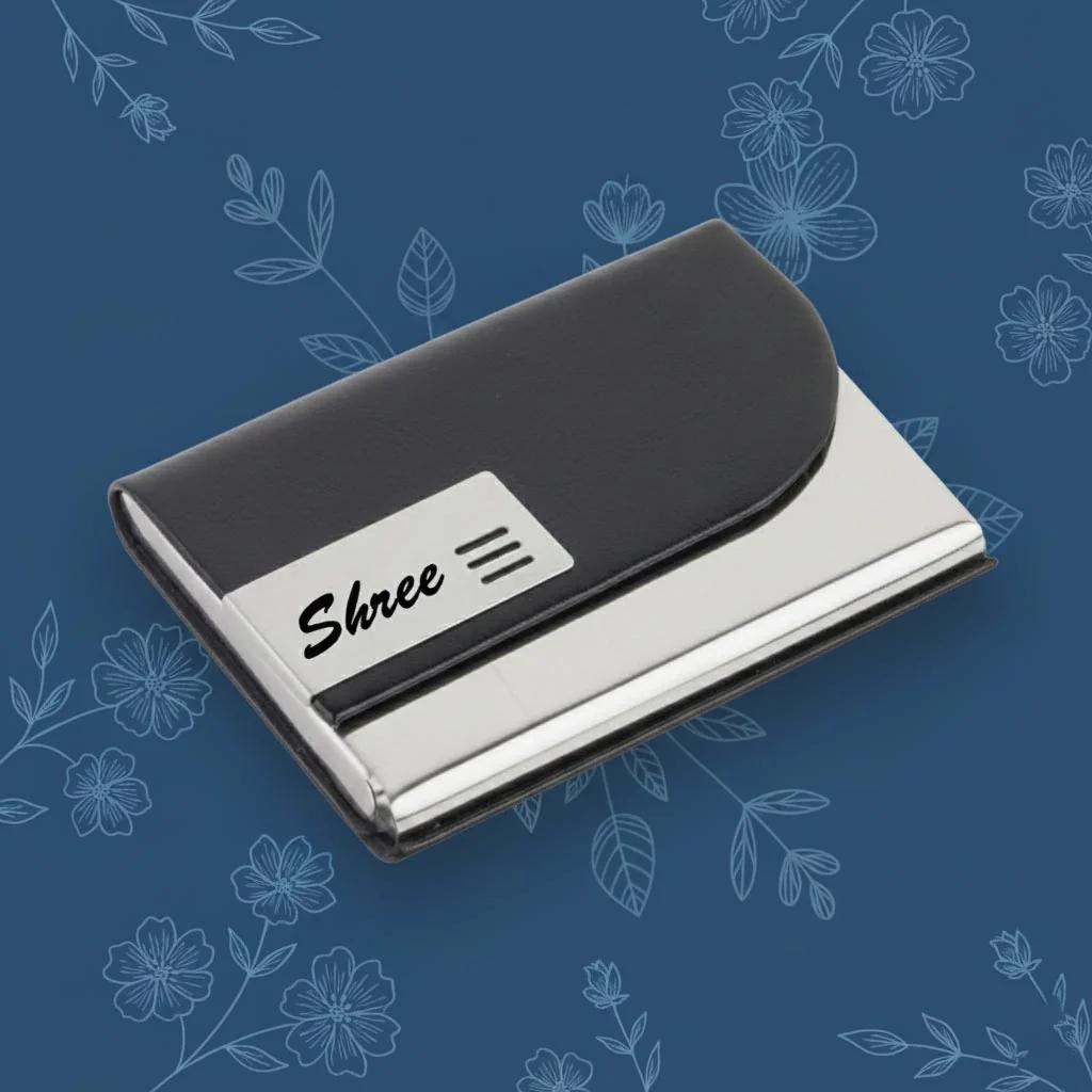 Zpics Business Card Holder for Men