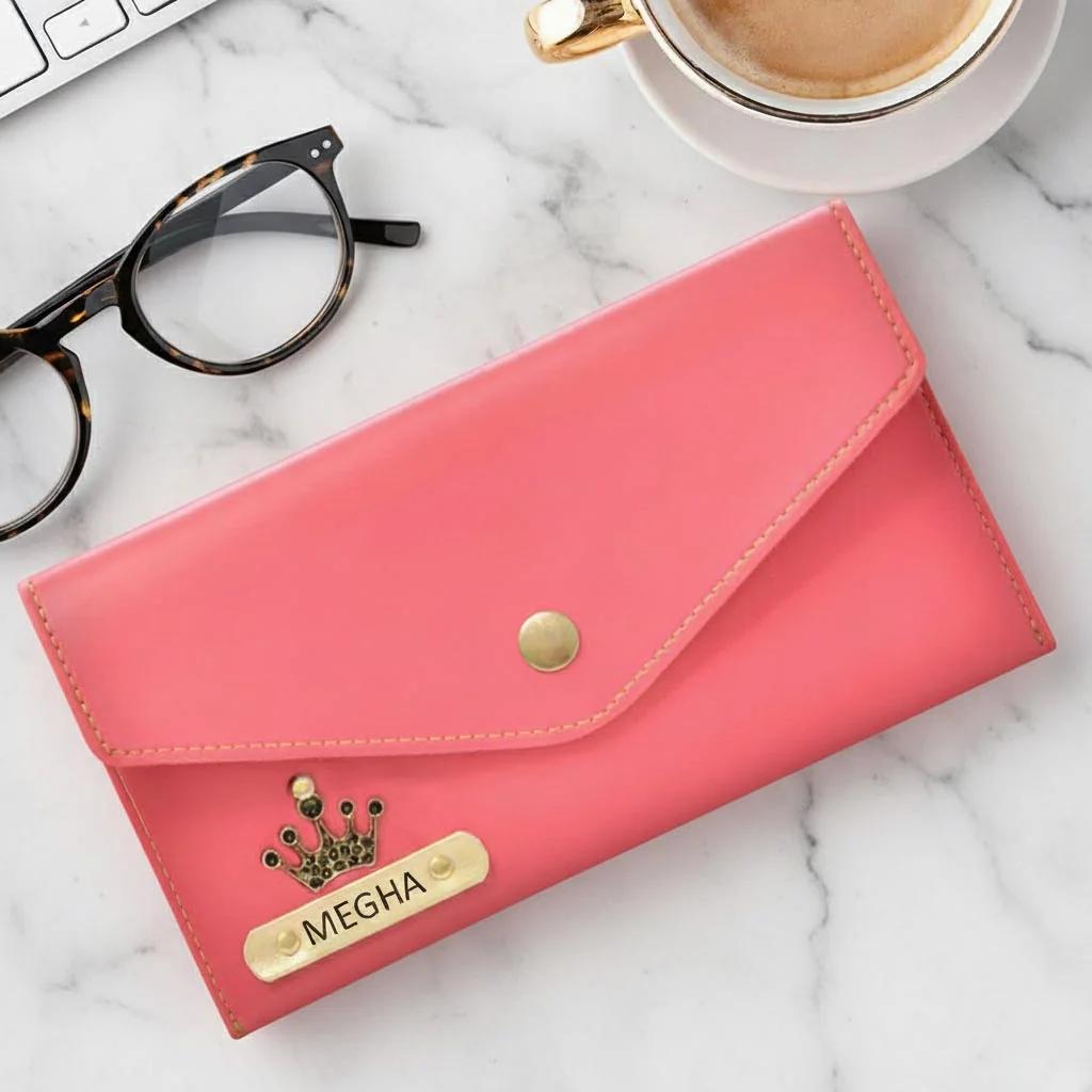 Zpics Custom Girls Wallet Clutch - Pink