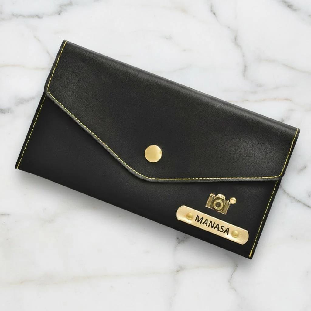 Zpics Custom Girls Wallet Clutch - Black