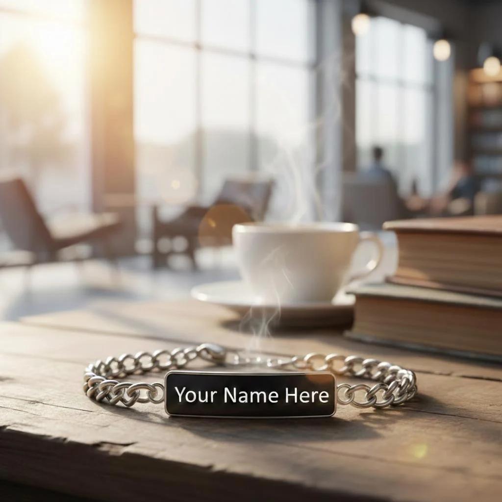 Personalized Name Bracelet Chain for Men and Women