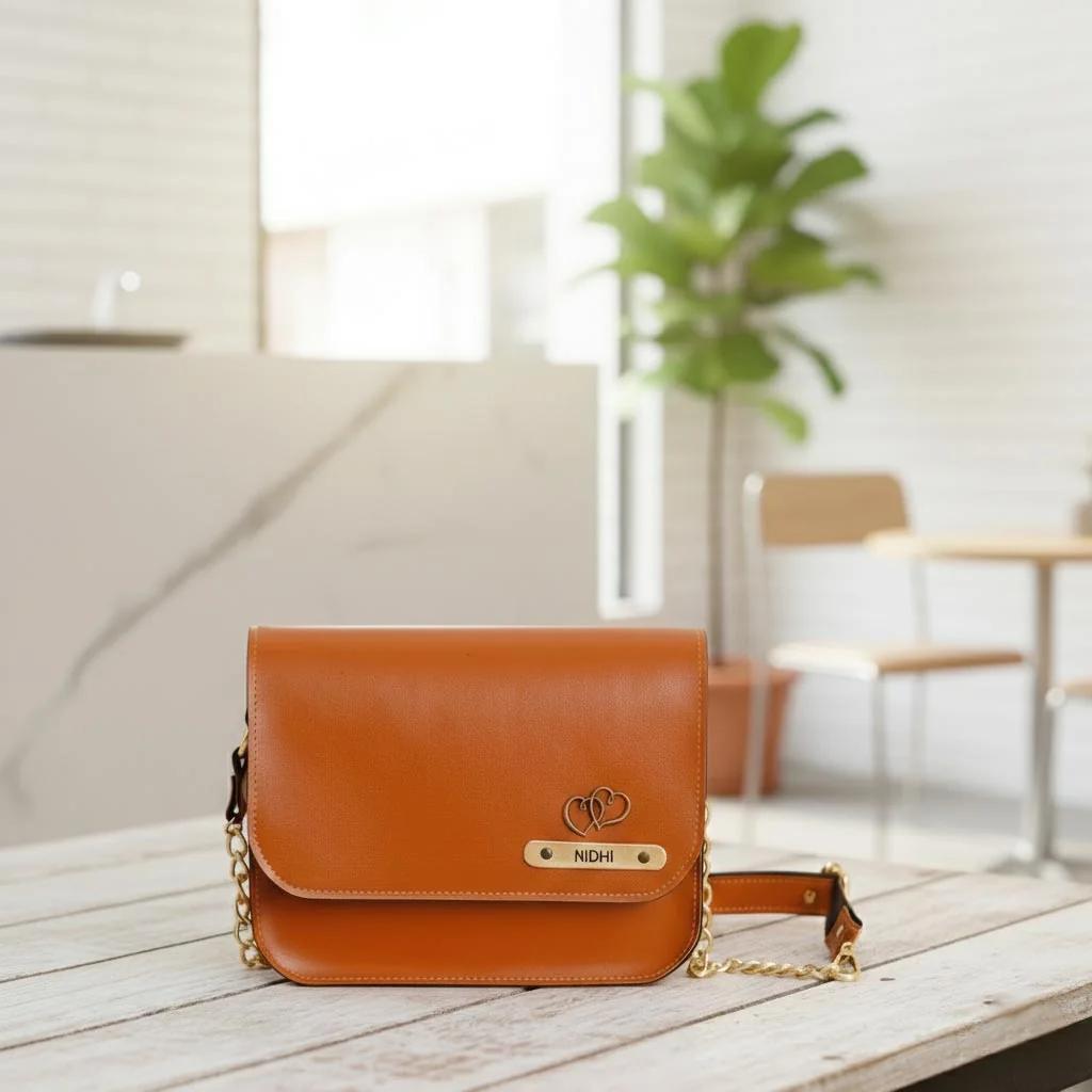 Zpics Unique Custom Sling Bags with Personalized Name and Design