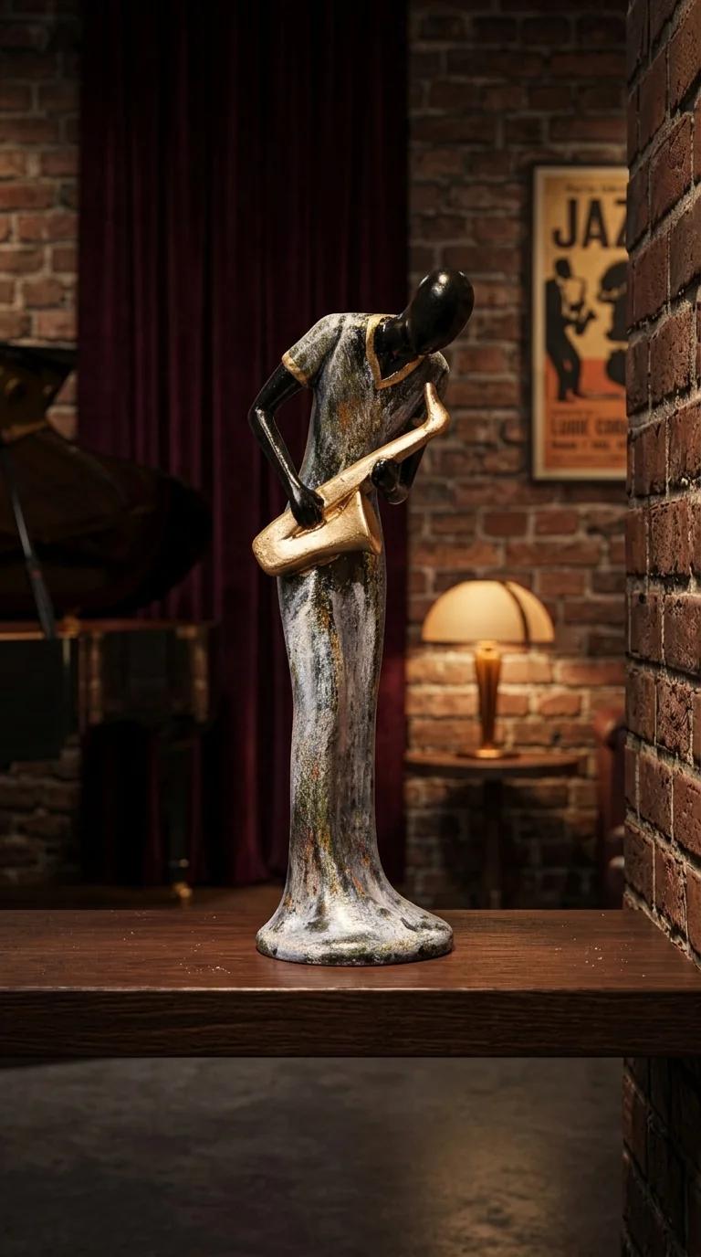 Value Gifts Ethnic Tribal Ladies Playing Musical Instruments Decorative Showpiece for Home