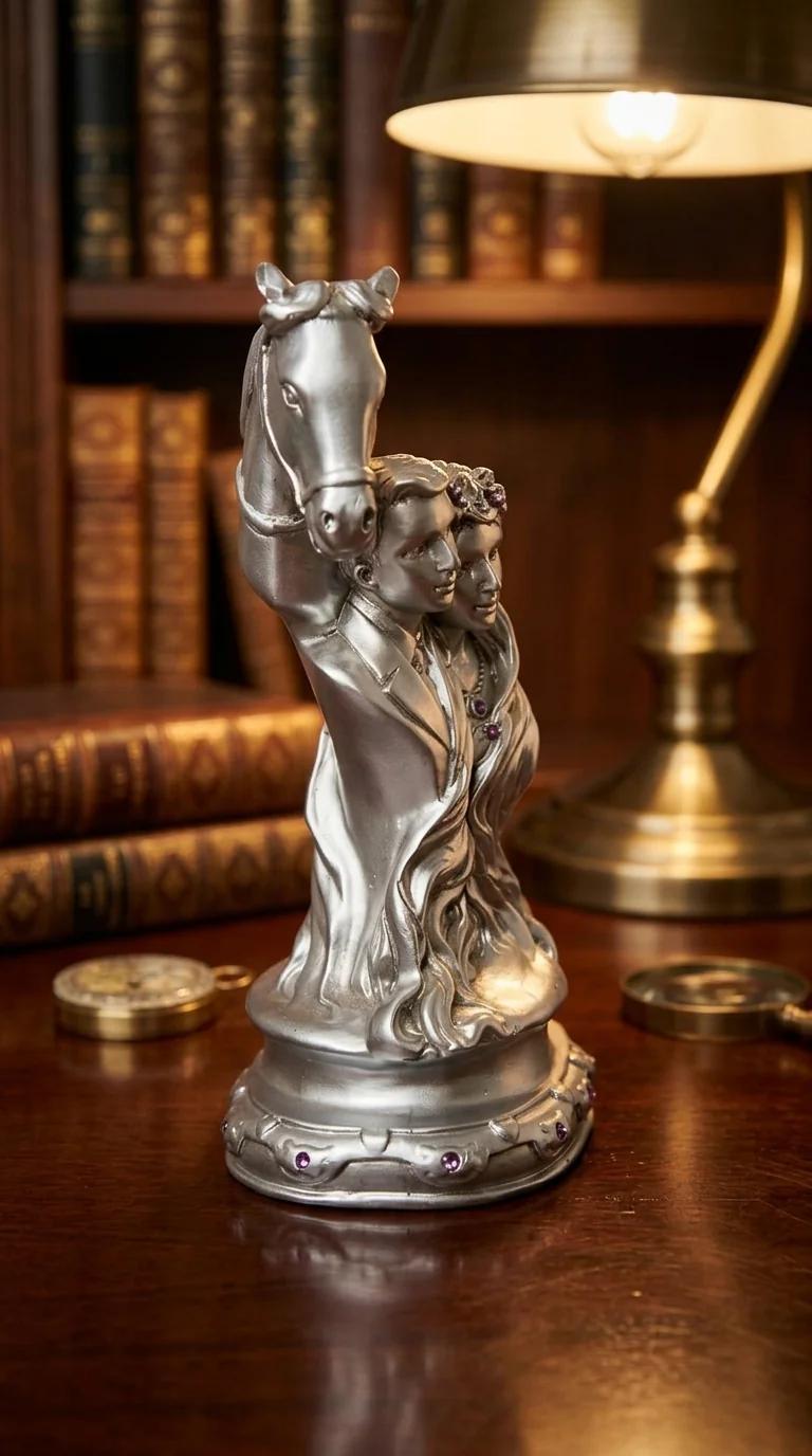 Value Gifts Elegant Vintage Love Couple Figurine for Home Office Decoration