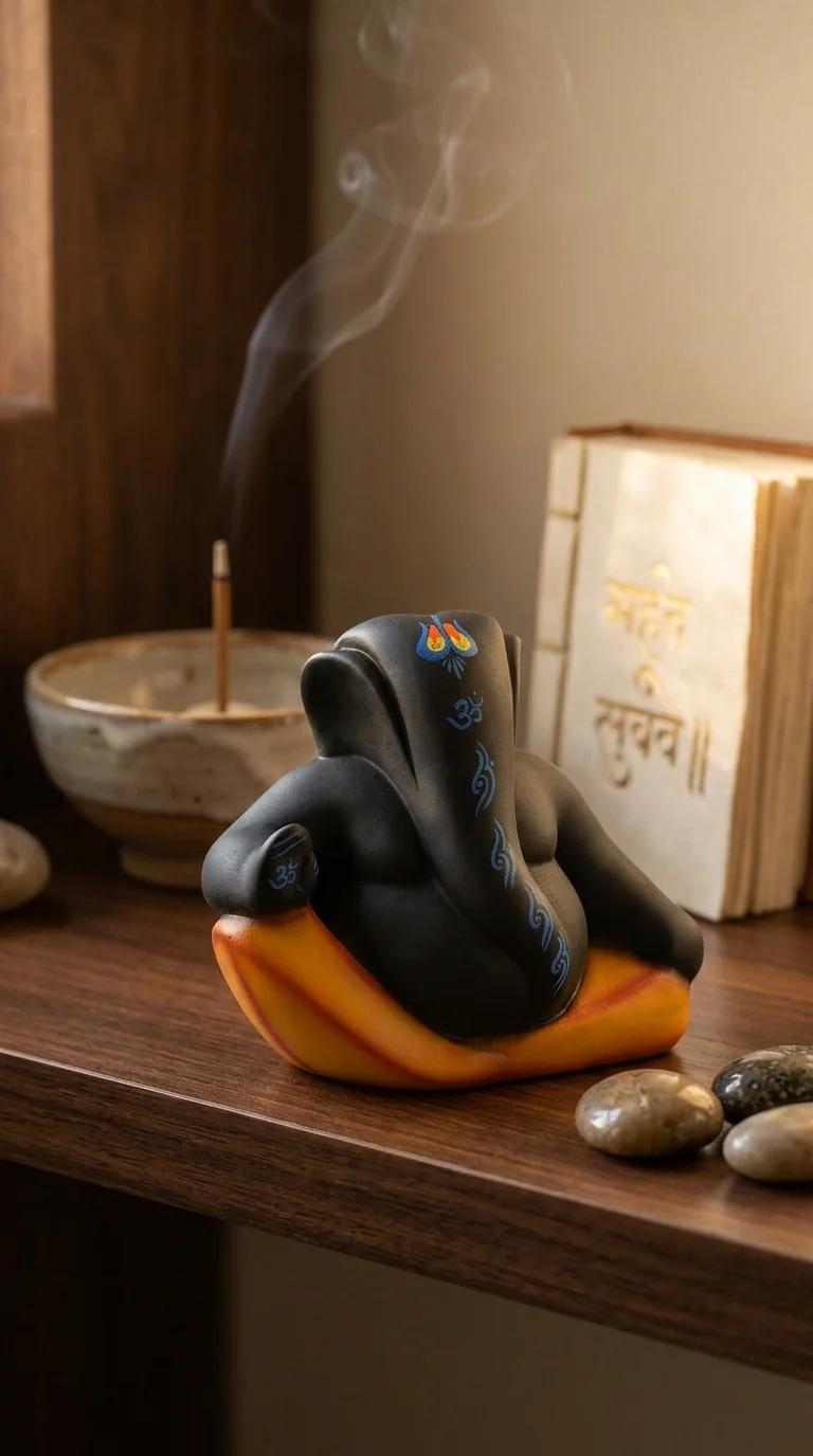 MH Decors Elegant Ganapati Showpiece for Living Room and Gifting