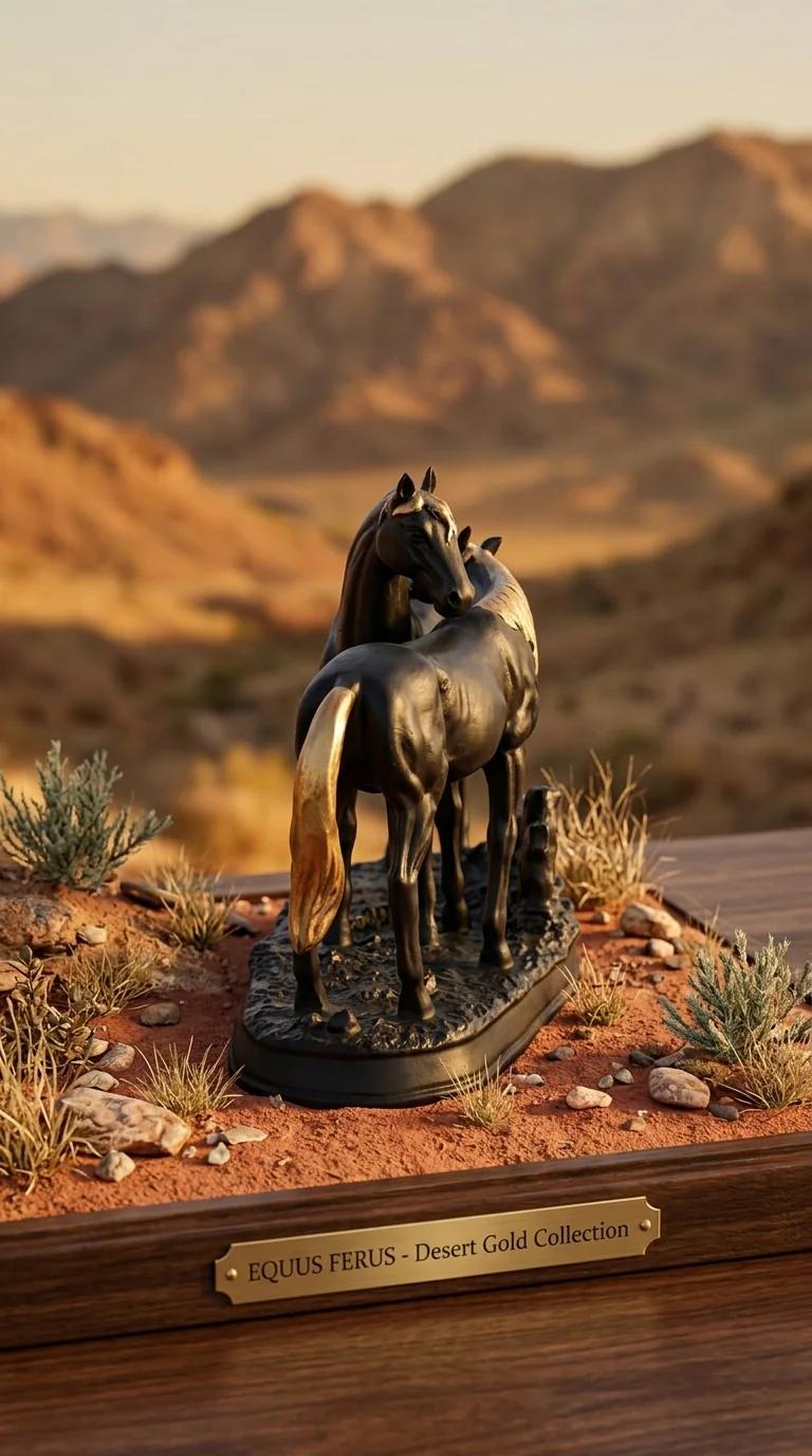 MH Decors Elegant Horse Pair Showpiece for Home Cabinet and Office Table Decor