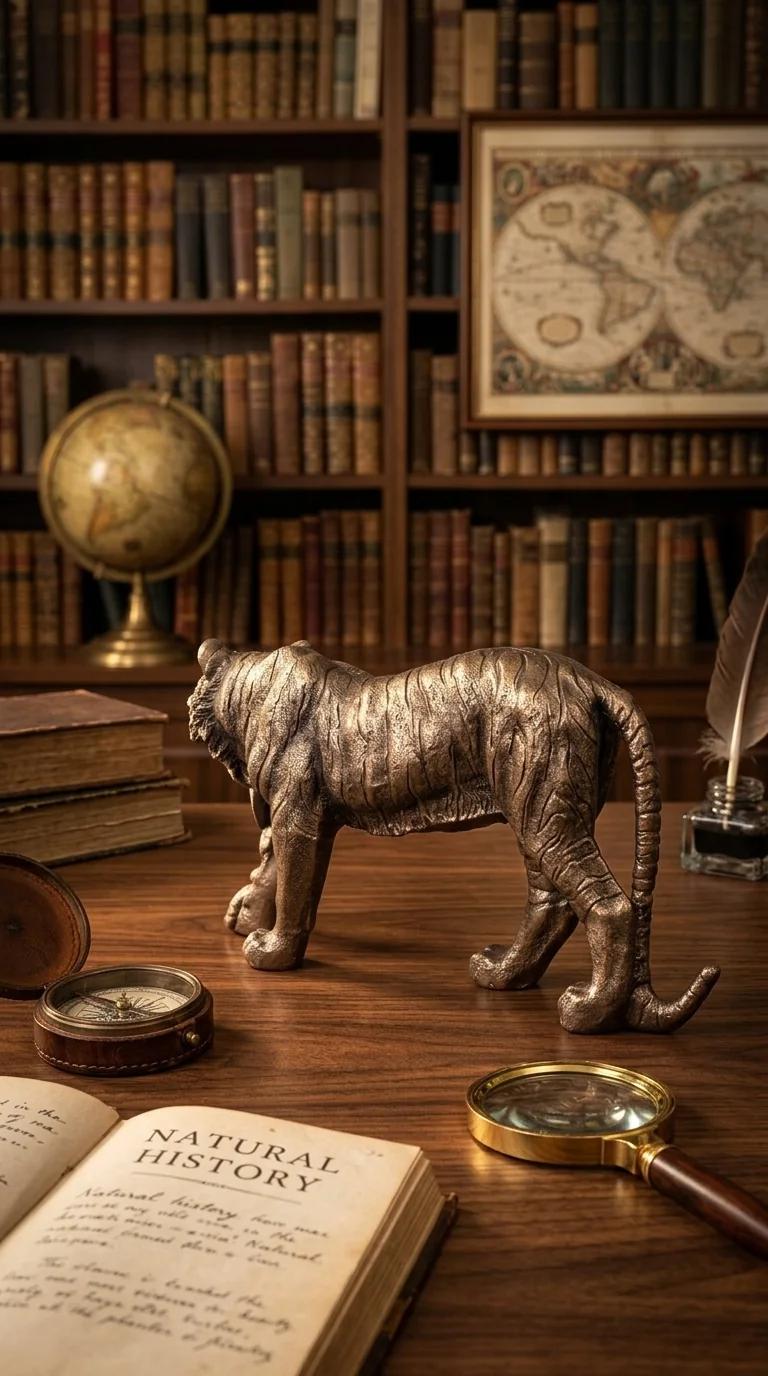 Value Gifts Polyresin Lioness and Cub Statue for Living Room Decoration