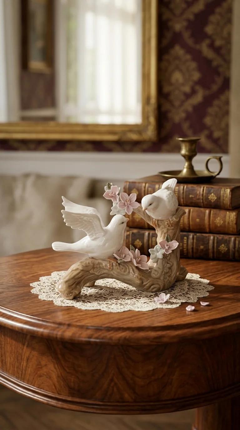 MH Decors Premium Bird Sculpture Figurine for Home, Office, and Tabletop