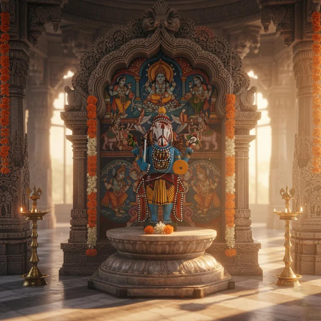 VPH Gift Store Kondapalli Wooden Lord Vishnu Dasavatharam Set of 10 for Home Decor